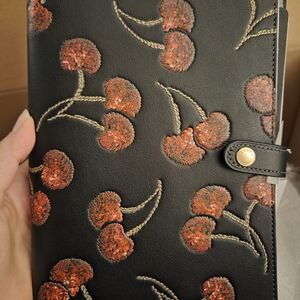 Coach Cherry Print Notebook